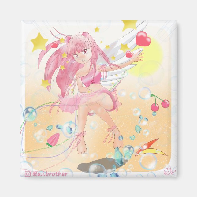 Imán Cosmos Angel Magnet (Frente)