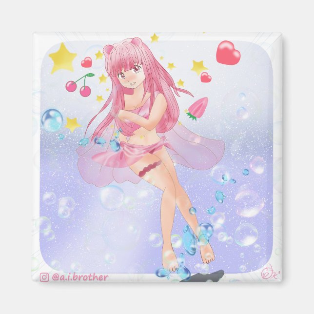 Imán Cosmos Valentine's Day (Frente)