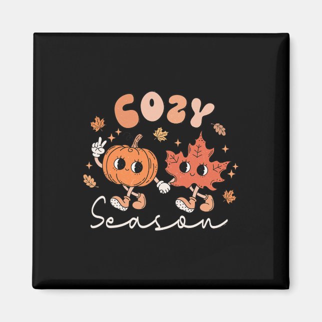 Imán Cosmoso Temporada Retro Groovy Estilo Caída Sale C (Frente)