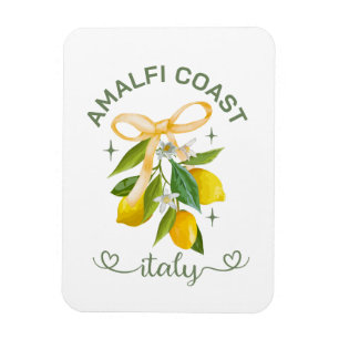 Imán Costa Amalfitana Italia Lemon & Bow - Personalizad
