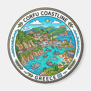 Imán Costa de Corfú Grecia