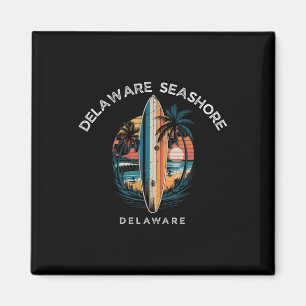 Imán Costa de Delaware Delaware Hombres Mujeres Surfing