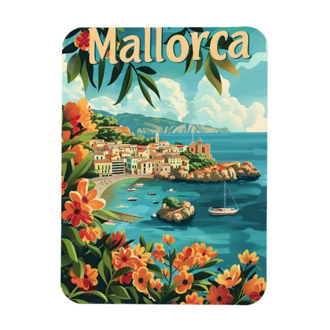 Imán Costa de Mallorca (Vertical)