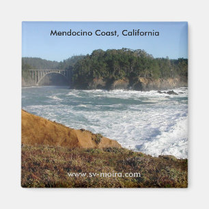 Imán Costa de Mendocino, California