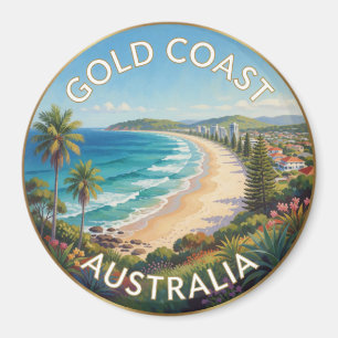 Imán Costa de Oro Paisaje Costero Australia