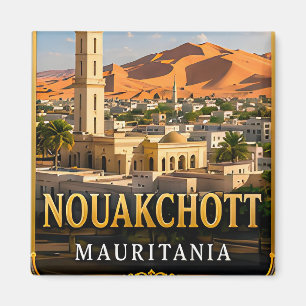 Imán Costa del desierto de Nouakchott y espíritu sahari