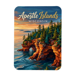 Imán Costa Nacional Apostle Islands EE. UU.