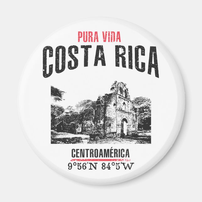 Imán Costa Rica (Frente)