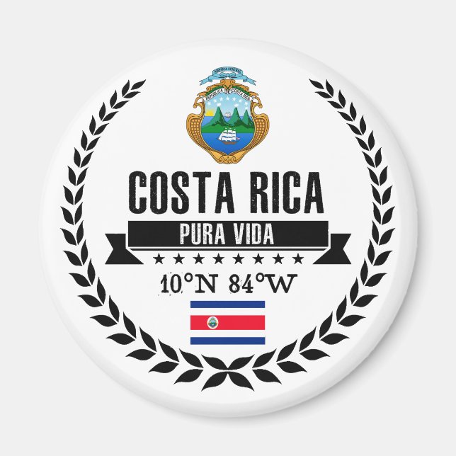 Imán Costa Rica (Frente)