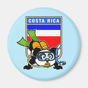 Imán Costa Rica: Panda de buceo