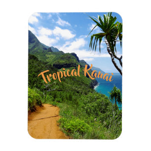 Imán Costa tropical Hawaii del Nepali de Kauai