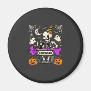 Imán Costura de Halloween Esqueleto Espeluznante Fantas