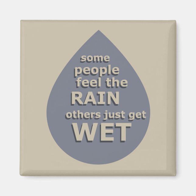 Imán Cotización de la vida motivadora (Frente)