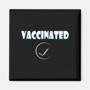 Imán Cotización Gráfica Vacunada De Humor Gratuito Vacu
