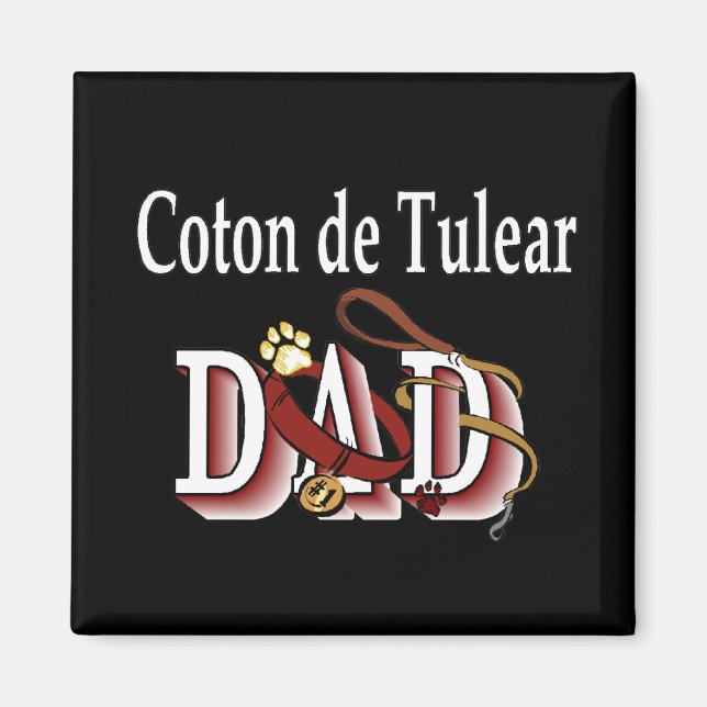 Imán Coton de Tulear Tranz Magnet (Frente)
