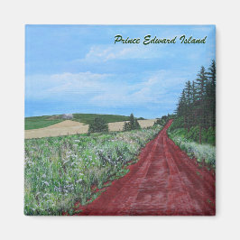 Imán Country Road Square Magnet