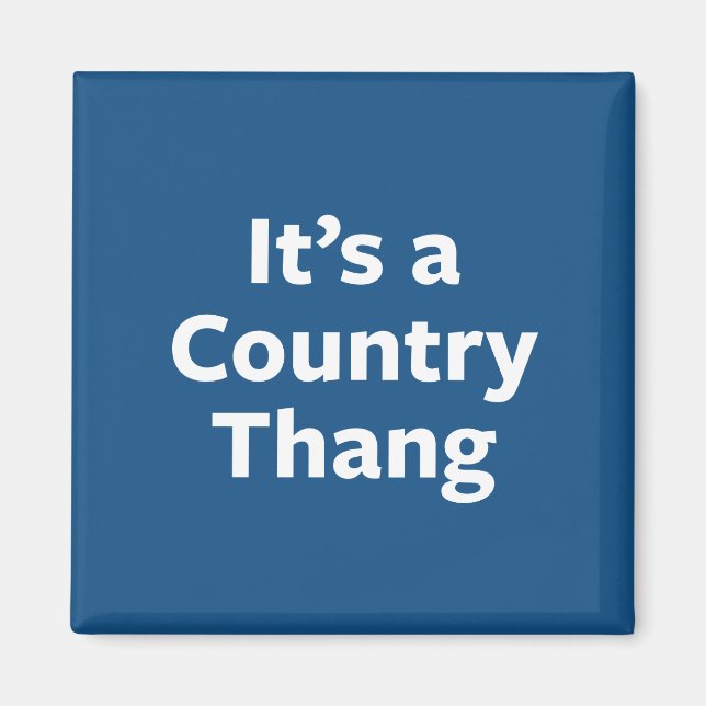 Imán Country Thang (Frente)