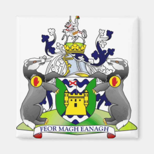 Imán COUNTY Fermanagement Ireland (Frente)