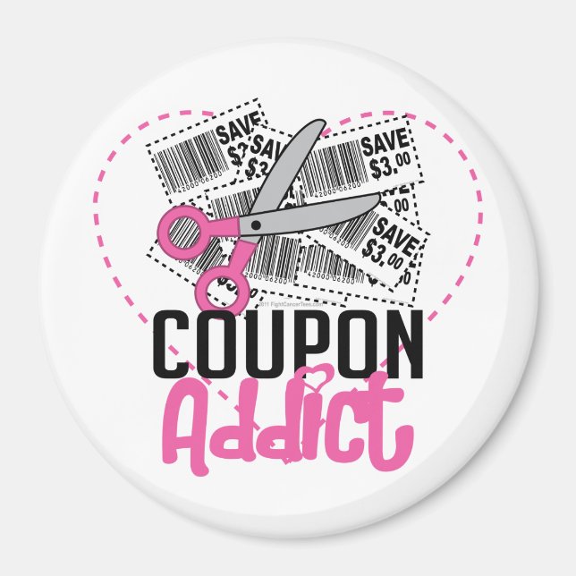 Imán Coupon Addict (Frente)