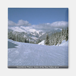 Imán Courchevel, Francia, hogar del esquí AR del valle