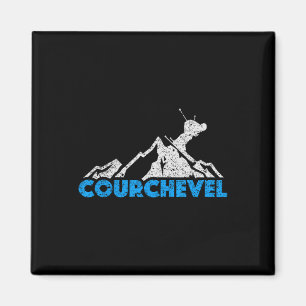 Imán Courchevel Skip Snowboarding France Resort Distr