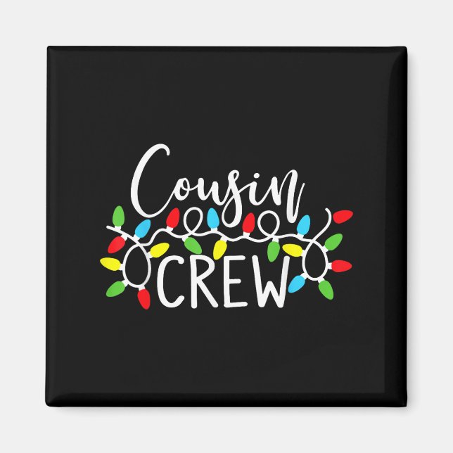Imán Cousin Crew Christmas Kids Cousins Christmas Crew  (Frente)
