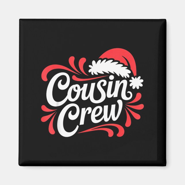 Imán Cousin Crew Christmas Xmas Lights Family Matching  (Frente)