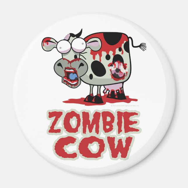 Imán Cow zombie (Frente)