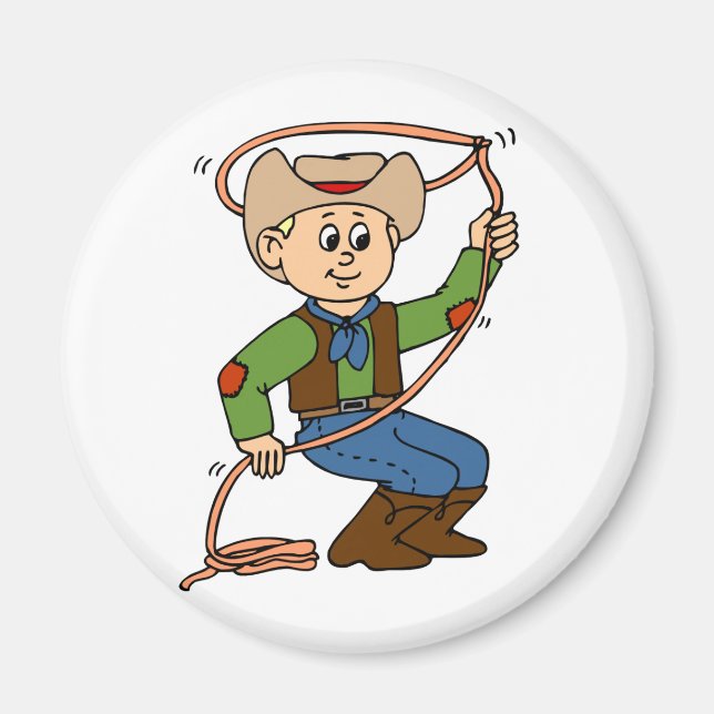 Imán Cowboy Lasso (Frente)