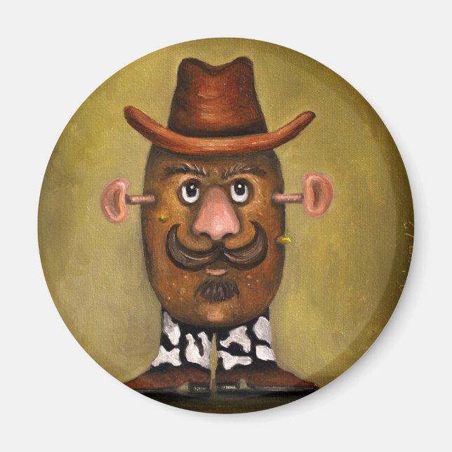 Imán Cowboy Potato (Frente)