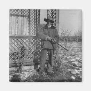 Imán Cowboy Rancher o canadiense fuera del viejo oeste