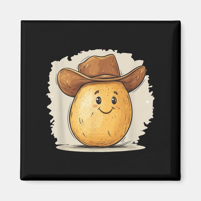 Imán Cowboy Tato Costume Con Gorra Occidental Para Niño (Frente)