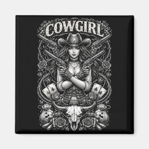 Imán Cowgirl de Hierro