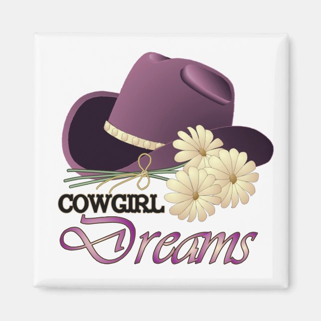 Imán CowGirl Dreams MAGNET (Frente)