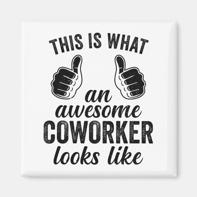 Imán Coworker Birthday Employee Farewell Goodbye Going  (Frente)