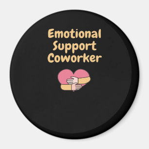 Imán Coworker De Ayuda Emocional Cuto Y Divertidos Rega