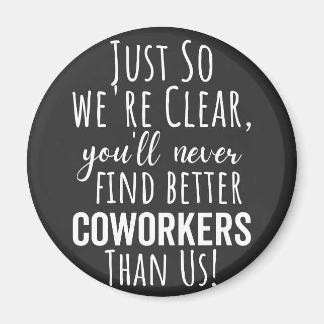 Imán Coworker Goodbye | Traslado de trabajadores | Sali (Frente)