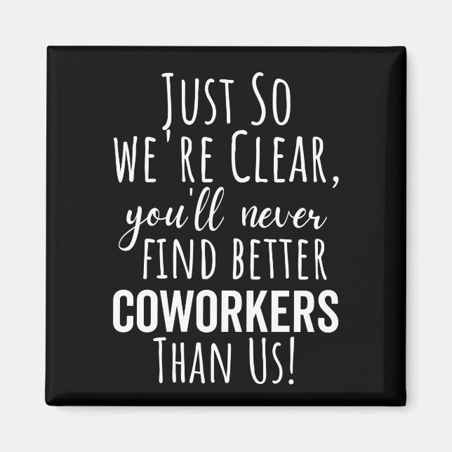 Imán Coworker Goodbye | Traslado de trabajadores | Sali (Frente)