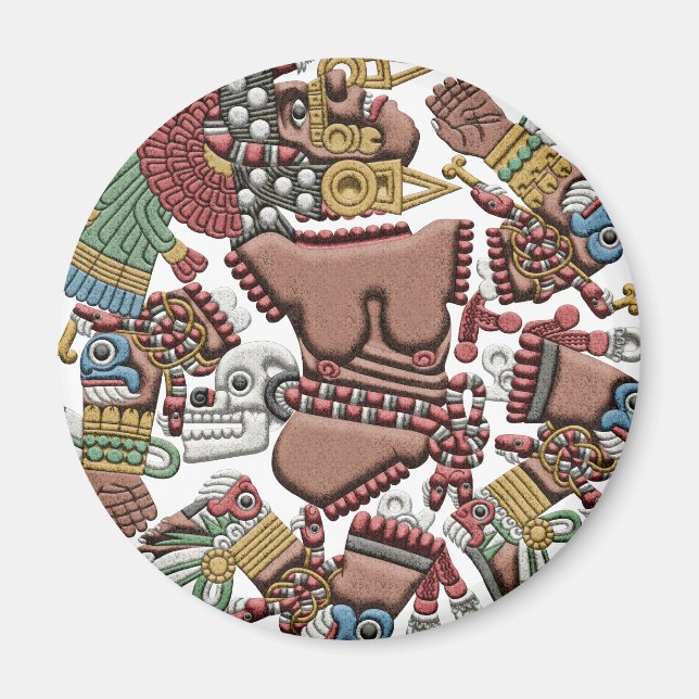 Imán Coyolxauhqui Fridge Magnet (Frente)