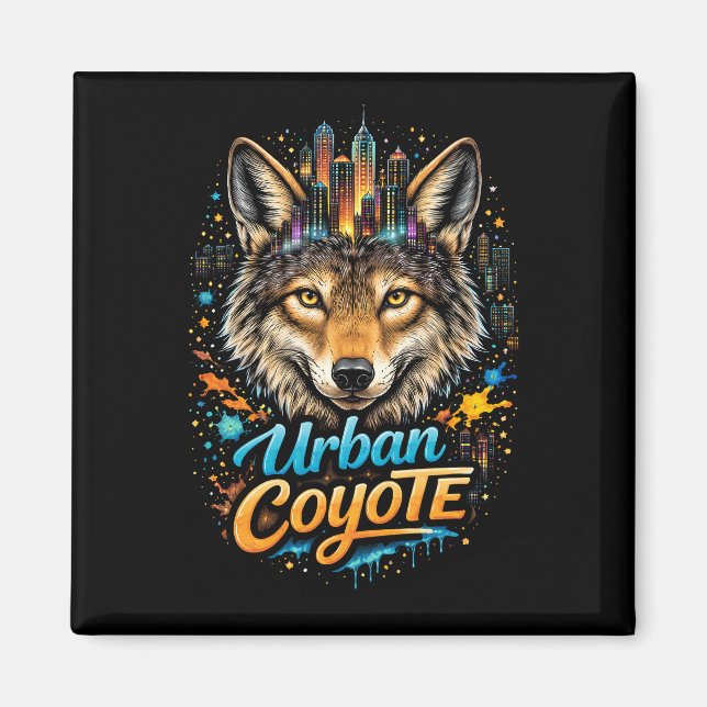 Imán Coyote Urbano (Frente)