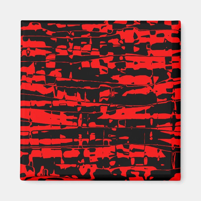 Imán Crackers abstractos (Frente)