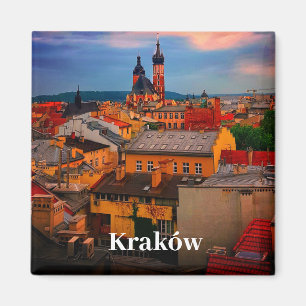 Imán Cracovia Europa Polonia Polska Casco Antiguo