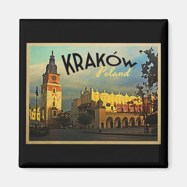 Imán Cracovia Polonia (Frente)