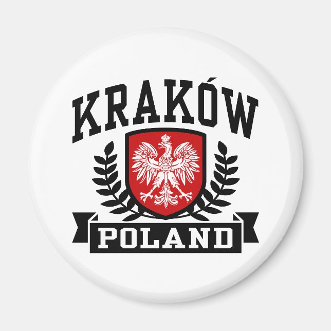 Imán Cracovia Polonia (Frente)
