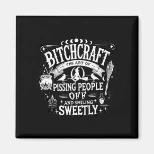 Imán Craft Funny Witchy Witchy Spooky Season Happy Hall