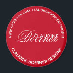 Imán Crafter Artists Business Magnets<br><div class="desc">Redes de negocios de artistas de artesanía. Diseño de Claudine Boerner.</div>