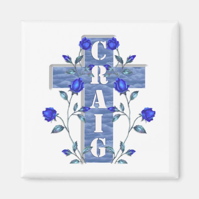 Imán Craig Blue Cross Magnet (Frente)