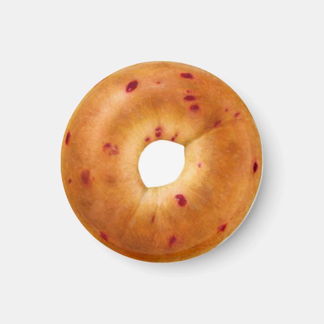 Imán Cranberry Bagel Magnet (Frente)