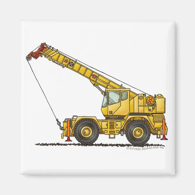 Imán Crane All Terrain Hydraulaulic Construction Magnet (Frente)