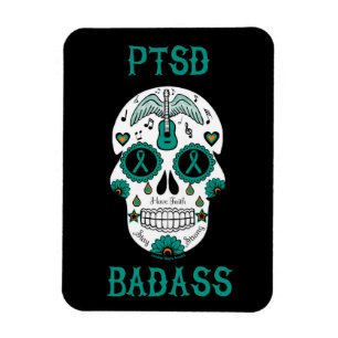 Imán Cráneo de azúcar para Badass del PTSD